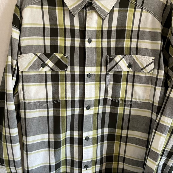 Columbia Plaid Flannel Button Up Long Sleeve Shirt Multi Colored Size XXL - Picture 3 of 13